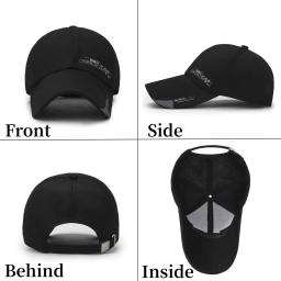 Bonés de beisebol esporte verão masculino, boné viseira ao ar livre, protetor solar de algodão snapback para homens e mulheres, moda - Image 4