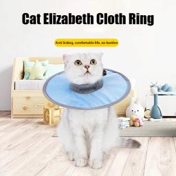 Colar recuperador ajustável para animais de estimação, Cone macio para gatos, Coleiras recuperáveis impermeáveis, Colar protetor para cicatrização de feridas - Image 1