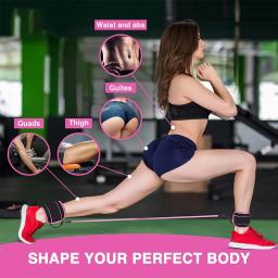 Faixa de tornozelo, Proteção para Glute e Perna, Treinamento de força muscular, Treino de ioga, Equipamento de ginástica - Image 2