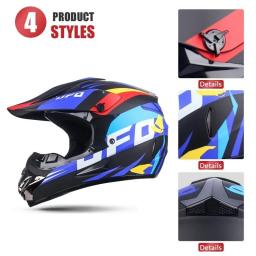 Capacete de proteção facial completo para adultos e crianças, motocross, motocicleta, moto, bicicleta, corrida, esportes, off-road, patinete, quadriciclo, adulto, mulheres, presente grátis - Image 4