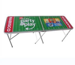 Mesa de jogo personalizada com luzes LED, mesa dobrável ping pong, mesa de cerveja, 8 em - Image 5