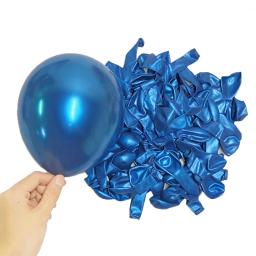 5/10/18 polegada metal balões de aniversário metálico azul verde prata cromo rosa ouro balão chuveiro do bebê casamento decoração de natal - Image 5