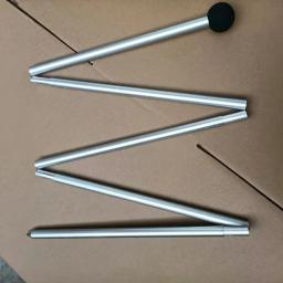 1pc 4/5 seção praia dossel pólo 1.6/2.1m dobrável praia dossel tenda pólo abrigo lona pólo liga de alumínio para tendas de acampamento - Image 6
