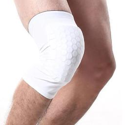 WOSWEIR 1PC Honeycomb Basquete Joelheiras Short Design Compressão Leg Mangas Joelheira Voleibol Protector Brace Suporte - Image 5