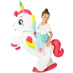 Fantasias infláveis de dinossauro e unicórnio para crianças e adultos, mascote animal, traje de cosplay anime, festa de Halloween, Purim, criança, novo - Image 1