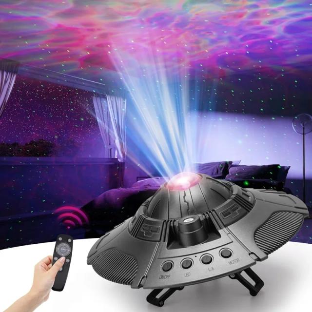 Luz Projeção Galáctica 360°: Estrelas e Atmosfera para Um Quarto Deslumbrante