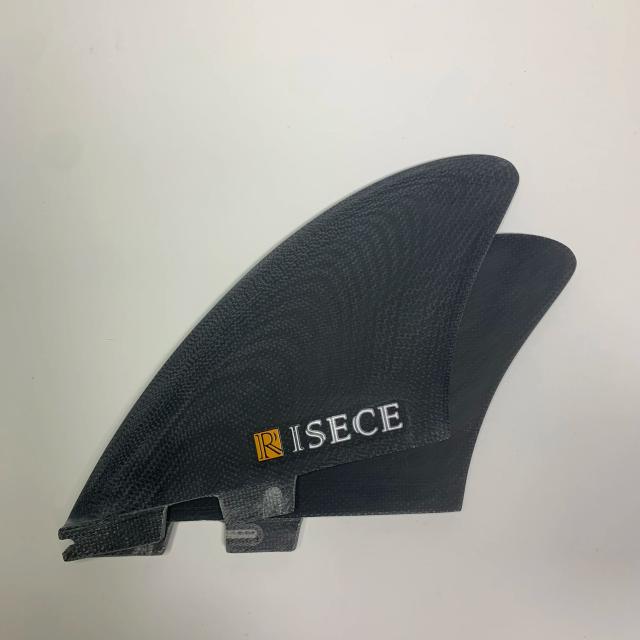 Prancha de Surf RISECE FCS Twin Fins com Quilhas de Fibra de Vidro - Conjunto de 2 Unidades para Performance Superior