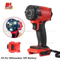 Chave de impacto sem escova de 18v com 4 engrenagens, chave de impacto sem fio de alto torque, 300nm, recarregável, sem bateria, ferramenta resistente - Image 1