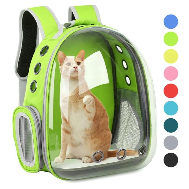 Mochila Cápsula Espacial para Pets: Viaje com Estilo e Conforto com Seu Cão ou Gato em Aventuras ao Ar Livre