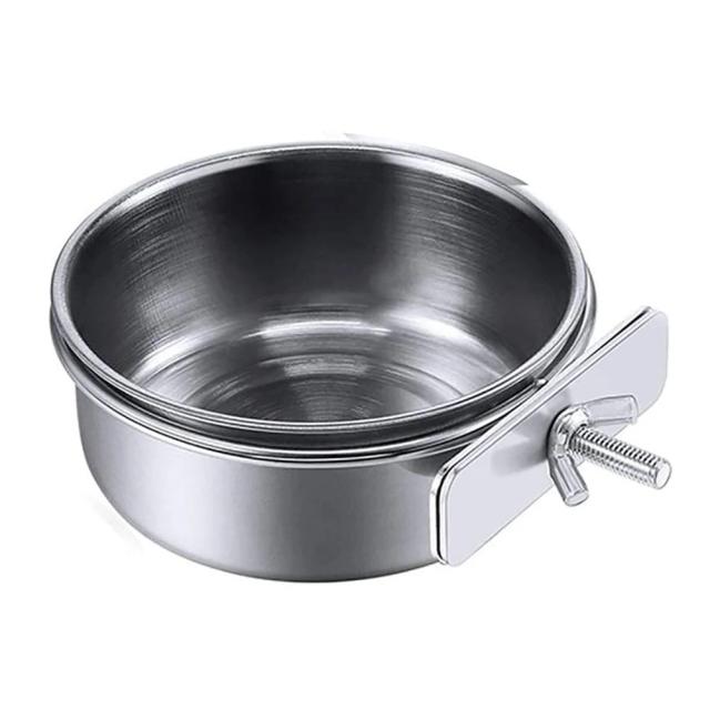 Alimentador Antignating em Aço Inoxidável para Animais de Estimação: Ideal para Gatos, Cachorros e Papagaios