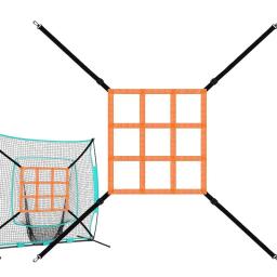 Strike Zone-Baseball Practice Net, Softball, arremesso ajustável, fixação cinta, Bater, rebatidas, captura - Image 1