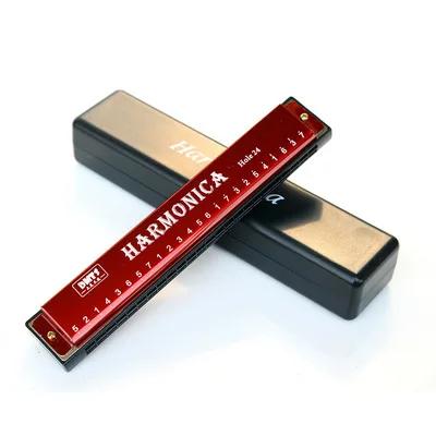 Gaita Profissional de 24 Buracos com Boca de Metal: Ideal para Crianças e Adultos Iniciantes em Música