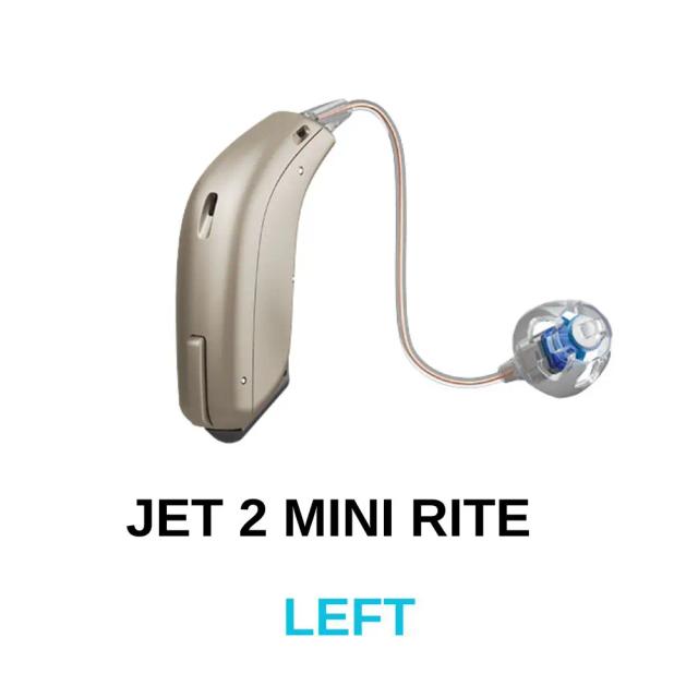 Oticon Jet miniRITE Aparelho Auditivo Bluetooth 48 Canais iPhone Compatível Bateria 312