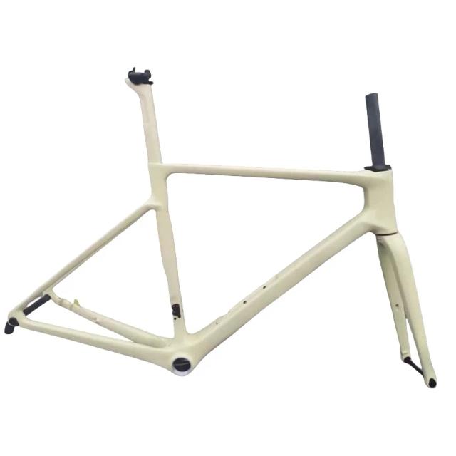 Newset 2025 V4RS Quadro de Estrada Carbono Freio a Disco T47 com Guiador Integrado