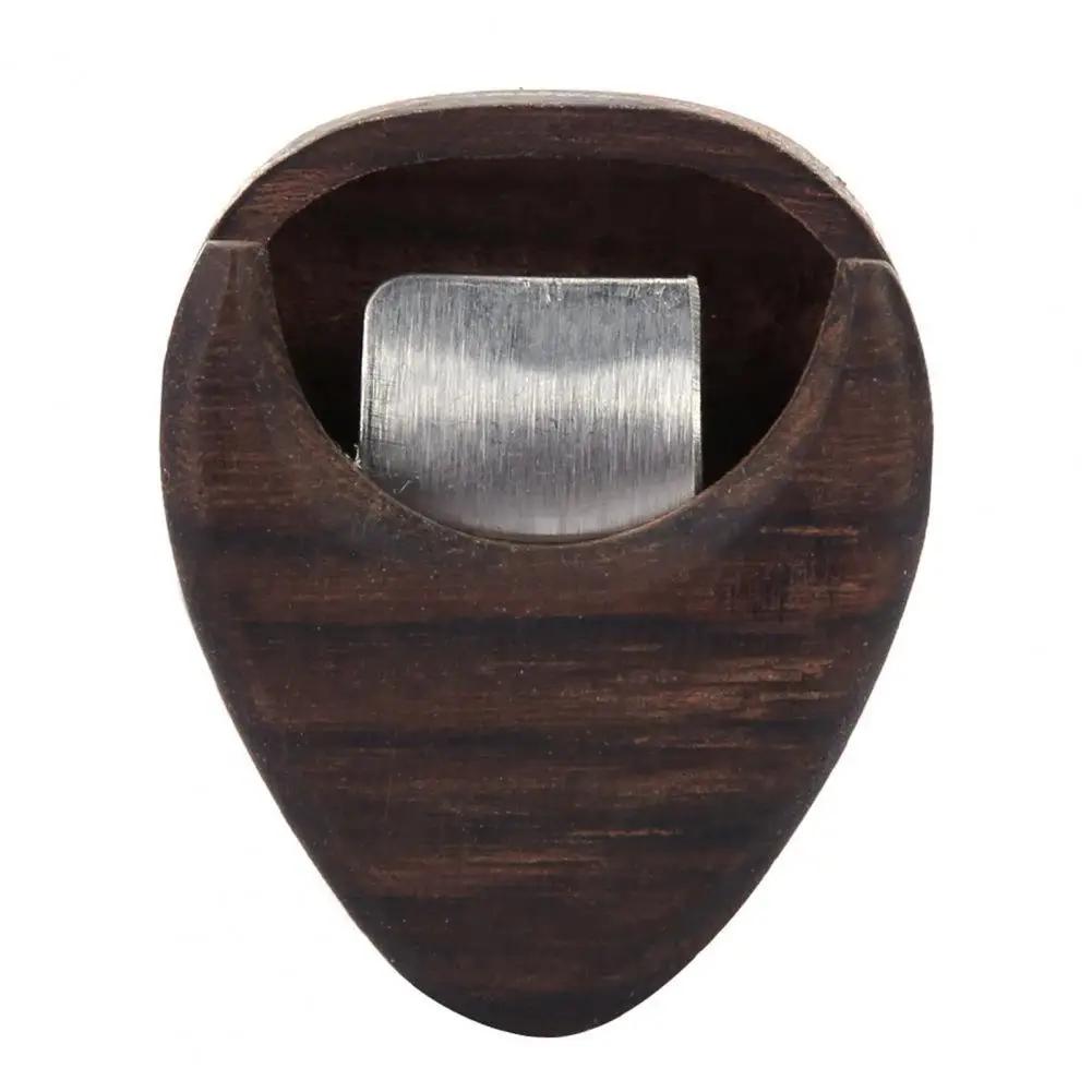 Palhetas de madeira à prova de umidade, caixa de armazenamento Plectrum para músico, fino acabamento, acessório instrumento musical - Image 1