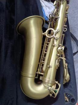 Saxofone Alto Referência com Bocal, Antique Copper Plated, E-Flat, Professional Instrumento Musical, Reed Neck, frete grátis - Image 4