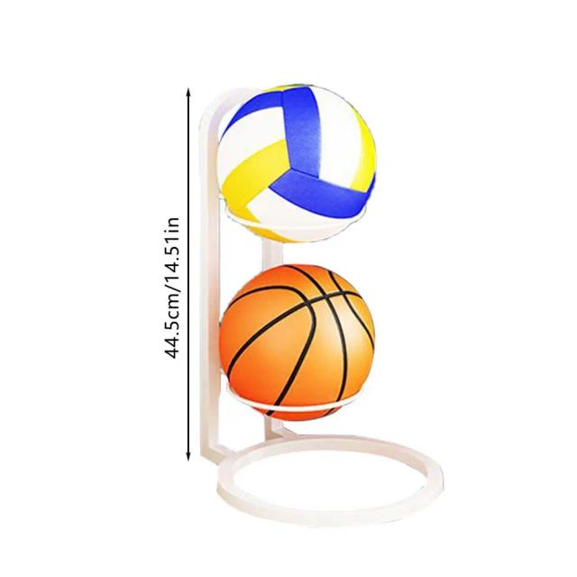 Rack de Armazenamento Infantil para Bolas de Basquete, Futebol e Vôlei em 2/3/4/5 Camadas