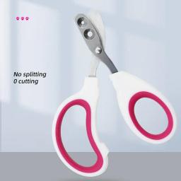 Clippers profissional do prego do cão, ergonômico, antiderrapante, duplo Circular Cut Hole, cortador de unhas para cachorro, Pet Grooming Tool para gatinho, gato - Image 2