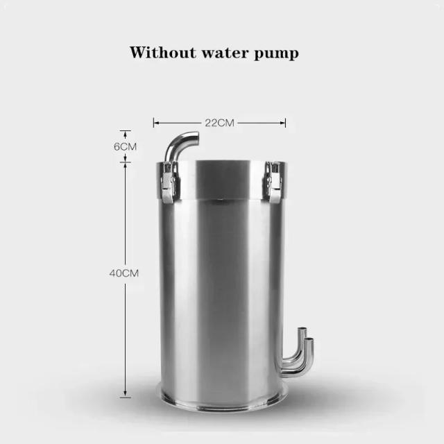 Filtro Externo Ultra Silencioso de Aço Inoxidável para Aquários - Canister de Alta Performance e Acessório Essencial para Tanques de Peixes