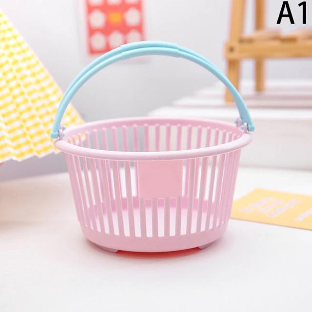 Cesta Plástica Portátil de Armazenamento 30cm - Versátil e Durável
