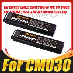 500mAh 7.2V Ni-MH Nova Bateria Para CM030 CM121 CM122 CM123 Marui 18C, P8, M93R AEP AEG M81, M84 e TM AEP baterias de pistola de ar - Image 1