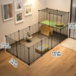 Guiné Pig Pet Fence, Paisagismo Home, Coelho Suprimentos, gaiola grande, Extra grande, casa pequena, Pet Nest - Image 2