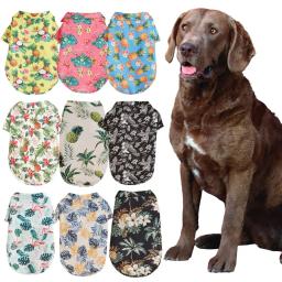 Camisetas de verão estilo havaiano, confortável camisa para cães de médio e grande porte, roupas para cachorros, produtos para animais, L a 5XL - Image 3