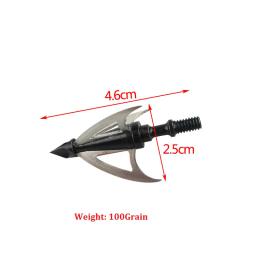 6 pçs tiro com arco de caça broadhead ponta de seta ponto dicas parafuso-em seta cabeça com caixa para tiro ao ar livre prática acessórios - Image 3