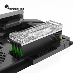 FREEZEMOD-Memória Water Cooling Block, Suporte 4 RAM Armor, Compatível com Pirate Ship Comb, MOD Watercooler, MEO-PM0A - Image 5