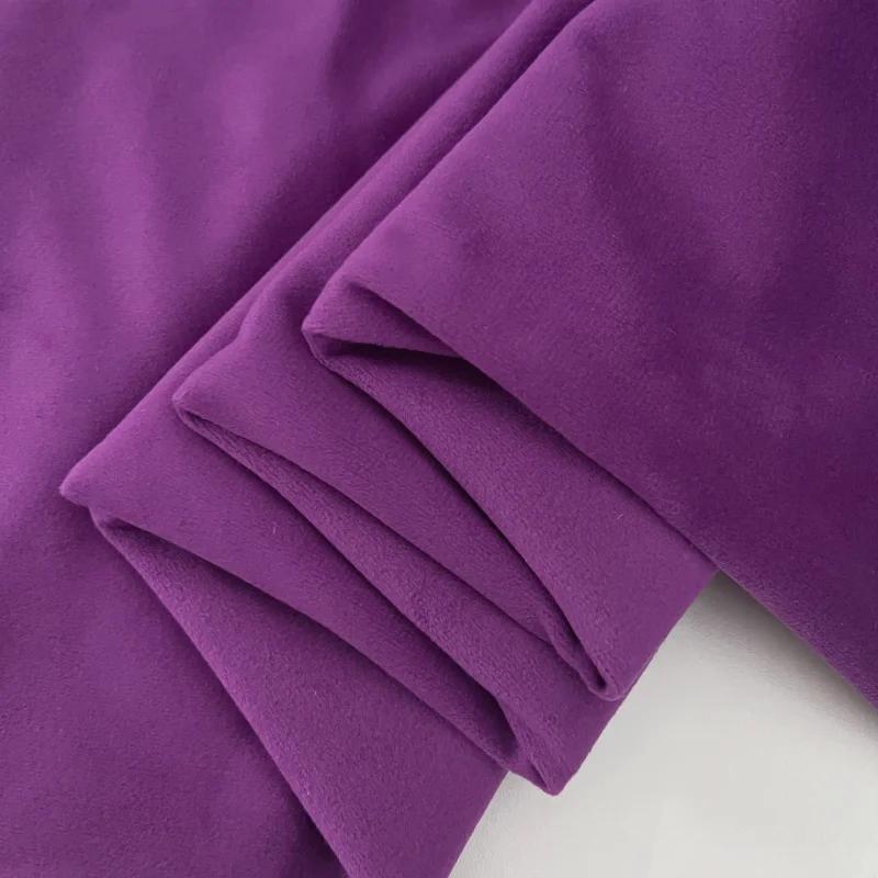 Tecido de veludo macio para pijamas, material de pelúcia, vestido, roupas e bordado, vendido pelo medidor - Image 1