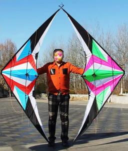 Professional Dual Line Stunt Kites, Flying Power Kites para adultos, linha de cordas, Air Software, 240cm, frete grátis - Image 3
