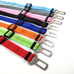 Cinto de segurança ajustável para cães, nylon, amortecimento reflexivo, acessórios elásticos de viagem, cães - Image 4