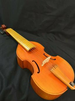 Broque estilo excelente maestro 6 cordas 15 "(380mm) baixos viola da gamba #11187 - Image 4