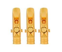 Profissional Saxofone Alto Metal bocal, Ouro Laca, Jazz Instrumentos Musicais, Sax Boca Peças Acessórios, Grátis - Image 4