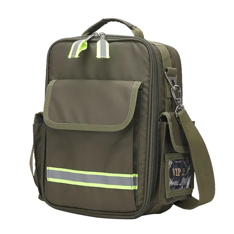 Kit de saco de primeiros socorros médico vazio portátil Kit de emergência de carro multifuncional Mochila de combate a incêndios em casa para resgate de emergência - Image 1