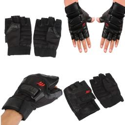Luvas De Couro Para Homens, Levantamento De Peso, Exercício De Ginástica, Treinamento, Esporte Fitness, Carro Esportivo - Image 1