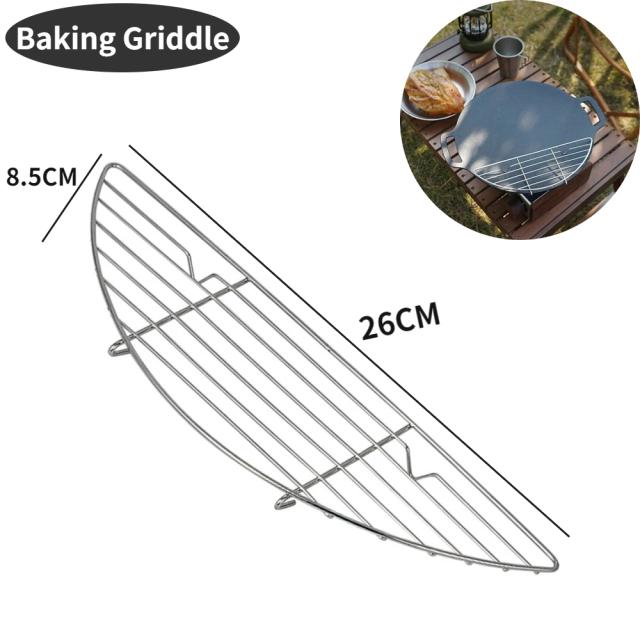 Panela de Churrasco Coreana Portátil 29cm - Antiaderente para Acampamento