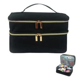 Kit de costura organizador caixa kits de costura armazenamento e organizador caso cesta de armazenamento para suprimentos de costura e acessórios saco de armazenamento - Image 1