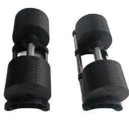 Par de halteres ajustáveis de 2 kg (5 lb) ou 4 kg (9 lb) aumentam máximo de 45 kg (100 lb) halteres OEM para fitness doméstico - Image 3