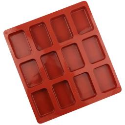 12 buraco arredondado retângulo silicone sabão molde para artesanato artesanal diy ferramentas de fabricação de sabão moldes de grau alimentício silicone sabão forma molde - Image 6