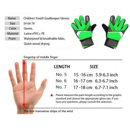 Luvas anti-colisão para crianças, látex, PU, futebol, proteção para as mãos, acessórios de futebol, crianças, 1 par - Image 6