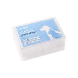 Colírio para Animais de Estimação, Remove Manchas Lágrimas e Loção Desmaquilhante com Almofadas de Algodão para Cães e Gatos - Image 5