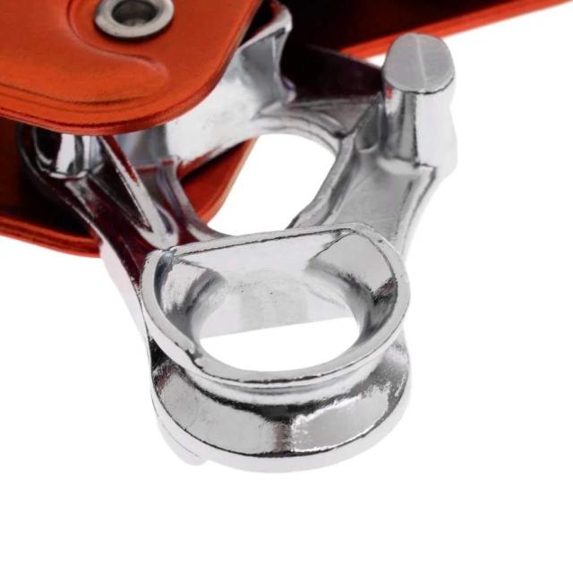 Dispositivo de Descenso Belay para Escalada em Árvore com Auto-Freio Profissional e Parada Dupla para Corda de 10-12mm