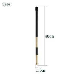 1 par de baquetas de bordo para baquetas jazz, acessórios para instrumentos de percussão vermelho, verde, amarelo, preto, 40cm - Image 4