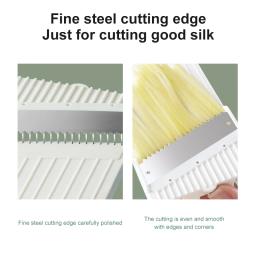 Fatiador de Mandolina Ajustável em Aço Inoxidável, Fatiador Vegetal, Julienne Safe Dicer, Cebola Cenoura Slicer, KC0420 - Image 3