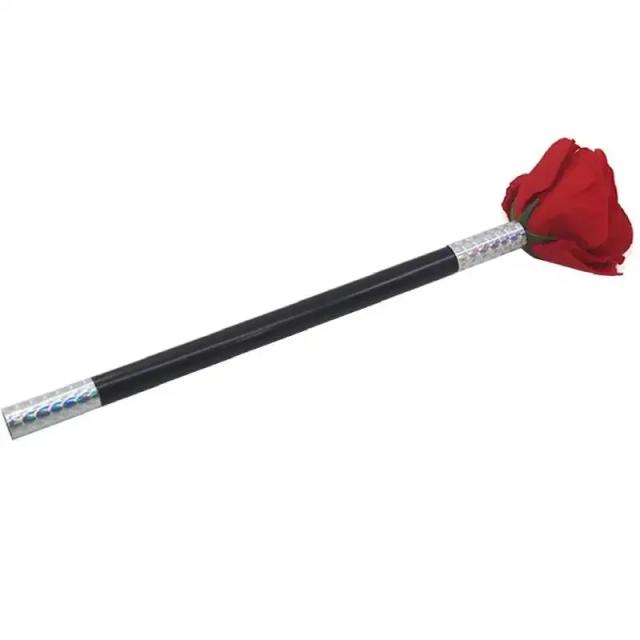 Vara Mágica de Flores Rosa - Ilusão de Palco e Rua - Presente Infantil