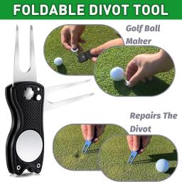 Golf Club Escova e Toalha Cleaner Kit Dupla Face Groove Escova de Limpeza com Spike, Putter Wedge Ball - Image 5