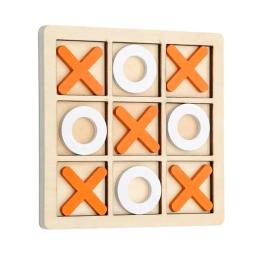 1 pc jogo de tabuleiro de madeira tic tac toe 9 "x 9" brinquedo de mesa para crianças presentes jogos de família decoração de mesa jogo de tabuleiro jogos de festa - Image 6