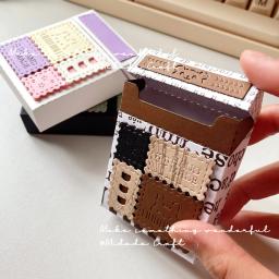 Metal Corte Morre para DIY Scrapbooking, Mini Cigarro Box Cover, Fazer Cartões de Papel, Artesanato Midodo, Novo Design Die Cut, 2024 - Image 1
