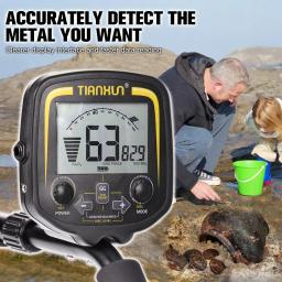 TX-850 Detector De Metal Subterrâneo Profissional, Scanner De Ouro, Search Finder, Caçador De Tesouros, Pinpointer, Profundidade 2,5 m, 11" - Image 4
